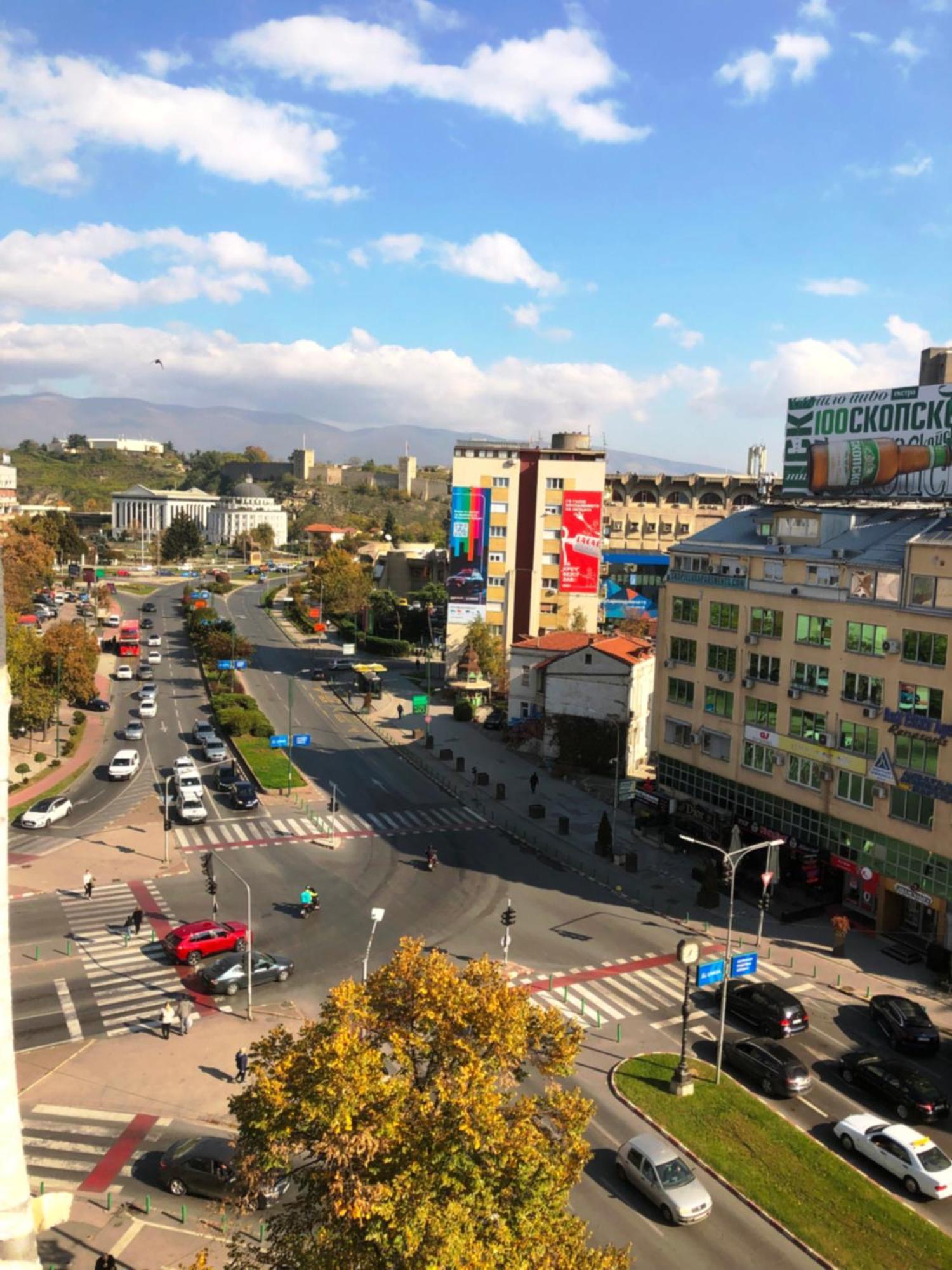Hotel Room City Square With Great View No Parking Skopje Extérieur photo