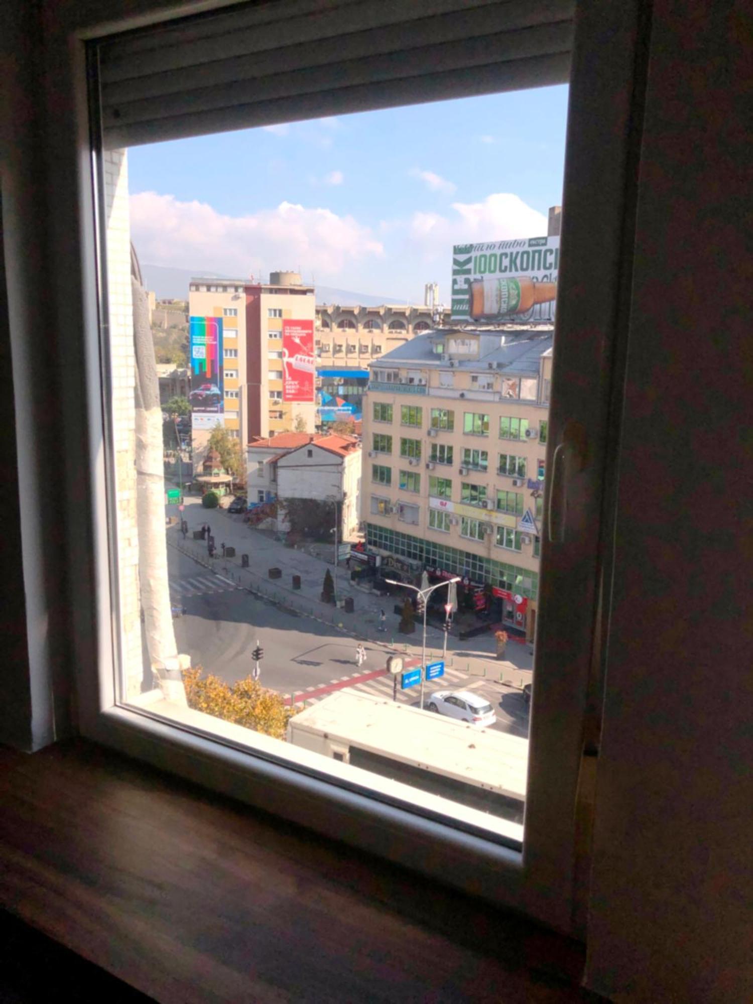 Hotel Room City Square With Great View No Parking Skopje Extérieur photo